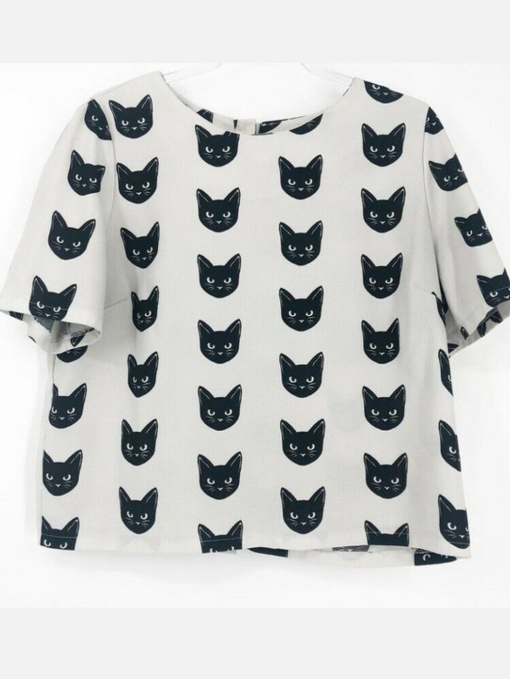Moon Collection Cat Print Top
